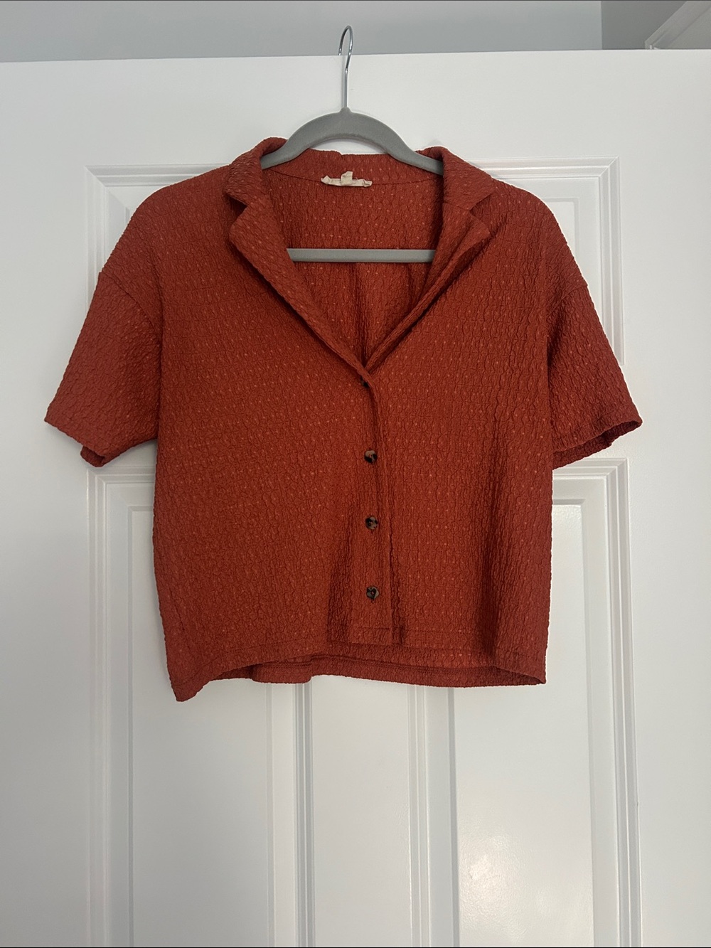Madewell Burnt Orange Button Down